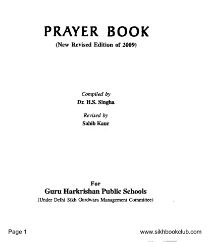 Prayer Book 